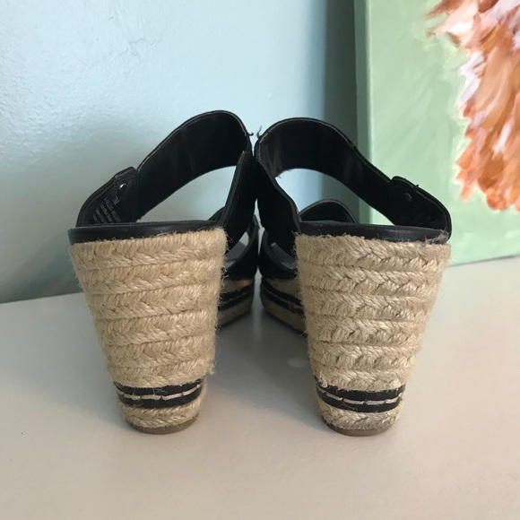 Black strap wedges - Picture 3 of 6